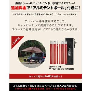 ヤフー1位 カーサイドタープ ワンタッチタイプ...の詳細画像3