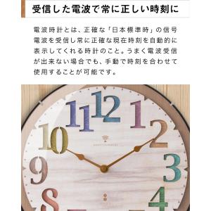 壁掛け時計 掛け時計 電波時計 壁掛け 電波 ...の詳細画像2