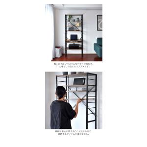 パソコンデスク 幅75cm スリム ハイタイプ...の詳細画像3