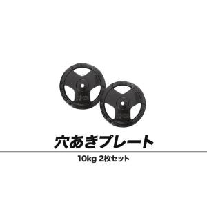 バーベル 用 プレート 穴あき 10kg 2個...の詳細画像1