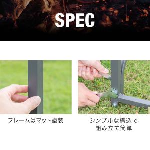 ログラック 薪ストッカー ノーマル 幅 105...の詳細画像5