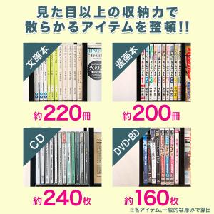 本棚 回転 5段 スリム 大容量 回転式本棚 ...の詳細画像3