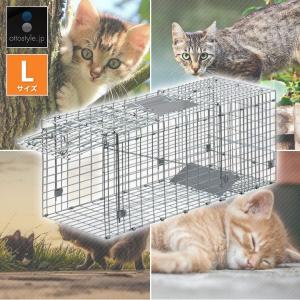 動物 捕獲器 Lサイズ 30x79x33cm ...の詳細画像1