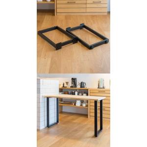 テーブル 脚 パーツ 2本セット 高さ69cm...の詳細画像5