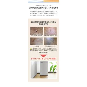 冷蔵庫マット クリアマット 透明 Sサイズ 5...の詳細画像3