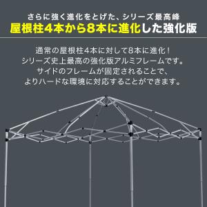 ワンタッチタープテント 2.5m×2.5m 軽...の詳細画像1