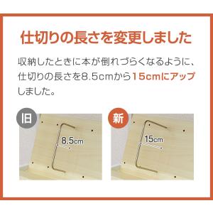 ファイルラック 斜め キャスター付き 3段 フ...の詳細画像2