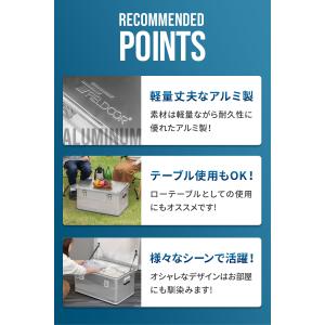 コンテナボックス キャンプ フタ付き 角ガード...の詳細画像1