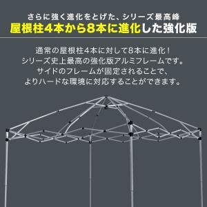 タープテント ワンタッチ 3m 大型 完全遮光...の詳細画像2