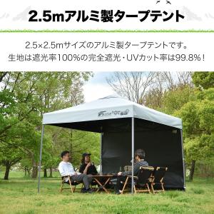 タープテント ワンタッチ 2.5m 大型 完全...の詳細画像3