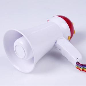送料無料 メガホン メガフォン 応援 拡声器 小型 サイレン付き ハンド