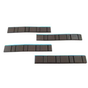 鉄製 ウエイト アングル 5+10g×4 ブラック 4本入り