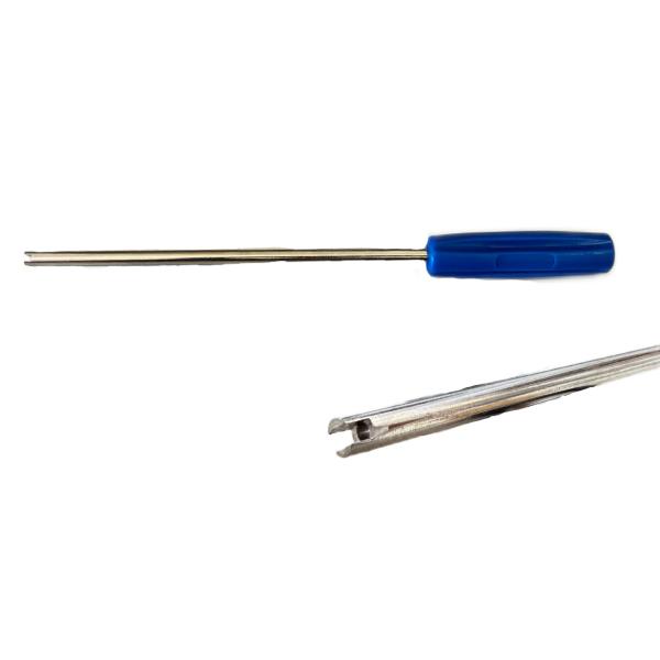 虫回し ムシマワシ ドライバー バルブムシ外し TECH VT01SL165 ロングタイプ 送料無料