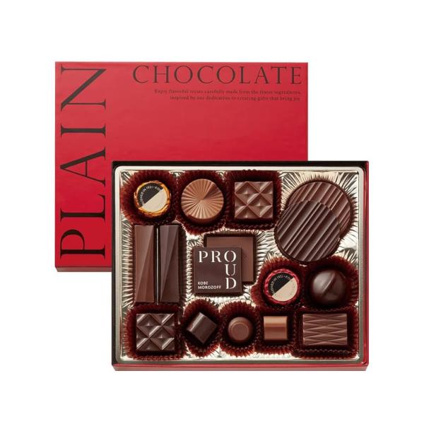 モロゾフ プレーンチョコレート ホワイトデー バレンタイン 2026年 専用袋付き 16個入
