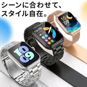 スマートウォッチ メンズ Bluetooth ...の詳細画像1