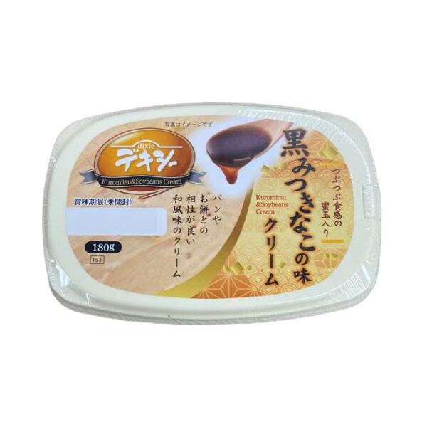 丸和油脂 デキシー 黒みつきなこ味 クリーム 180gx6 メーカー直送