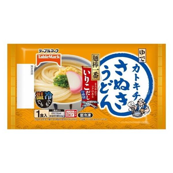 テーブルマーク 冷凍 麺棒一番 さぬきうどん いりこだし 1食 x20 メーカー直送