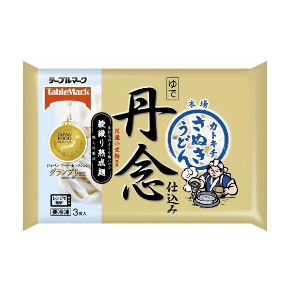 テーブルマーク 冷凍 丹念仕込み 本場さぬきうどん 3食180gx3食 x12 メーカー直送