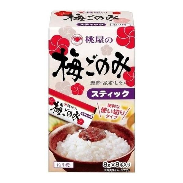 桃屋 桃屋の梅ごのみスティック 8本箱入 8g×8本 ×6 メーカー直送