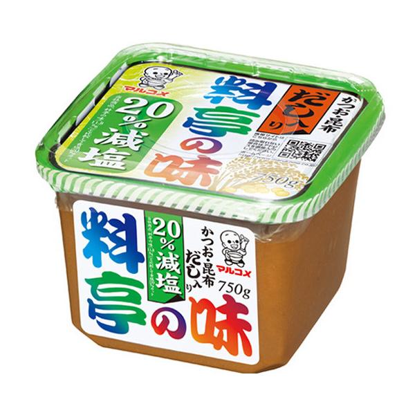 マルコメ だし入り味噌 料亭の味 減塩 750g ×8 メーカー直送