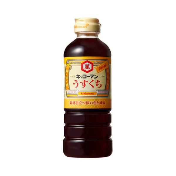 キッコーマン うすくち醤油 500ml ×6 メーカー直送