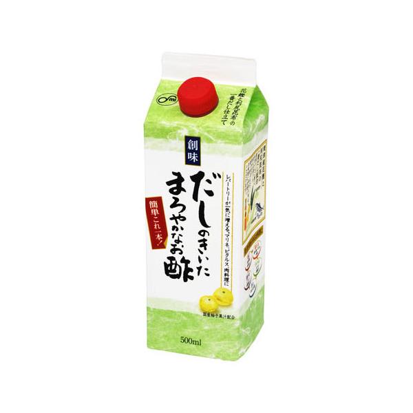 創味食品 創味 だしのきいたまろやかなお酢 500ml ×6 メーカー直送