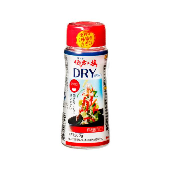伯方塩業 伯方の塩 DRY(ボトル) 200g ×5 メーカー直送