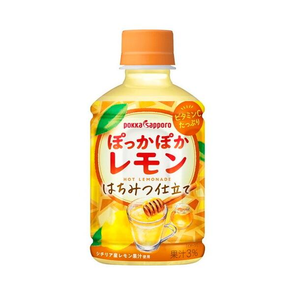 ポッカサッポロフード＆ビバレッジ ポッカサッポロ ぽっかぽかレモン ペット 275ml× 24 メー...