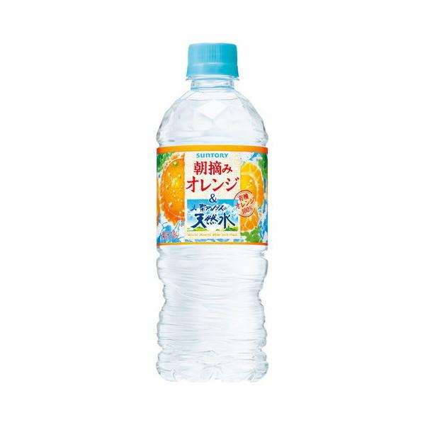 サントリー 朝摘みオレンジ&amp;天然水 冷凍兼用 ペット 540ml x24 メーカー直送