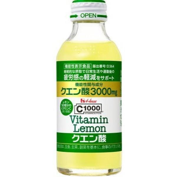 ハウス食品 ハウスWF C1000ビタミン レモンクエン酸 瓶 140ml ×6 メーカー直送