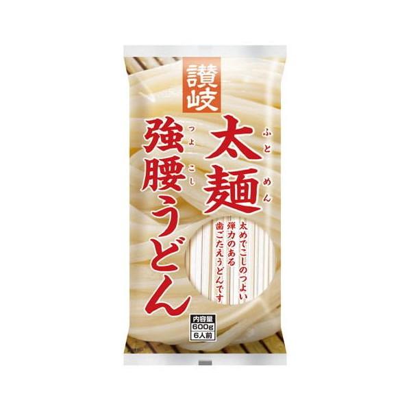 さぬきシセイ 讃岐太麺強腰うどん 600g ×20 メーカー直送