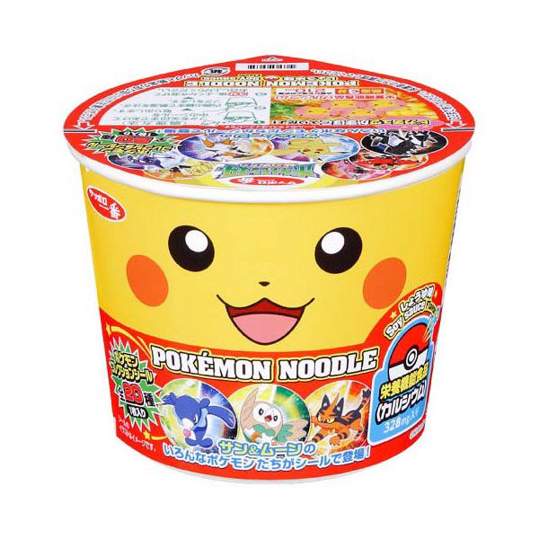 サンヨー食品 サッポロ一番 ポケモンヌードルしょうゆ味 カップ 38g ×12 メーカー直送
