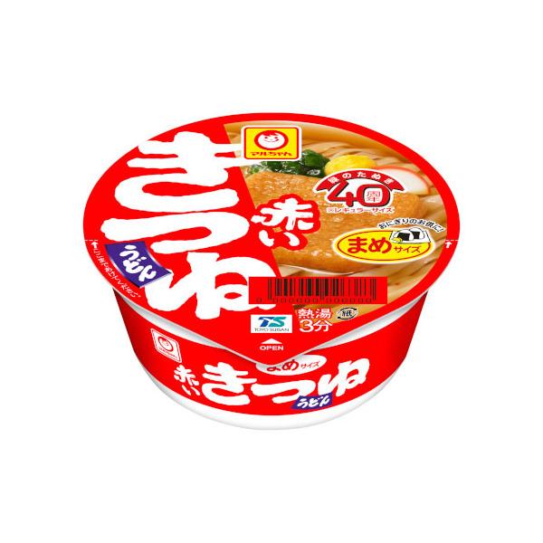 東洋水産 マルちゃん 赤いきつね 豆うどん 東 カップ 41g ×12 メーカー直送