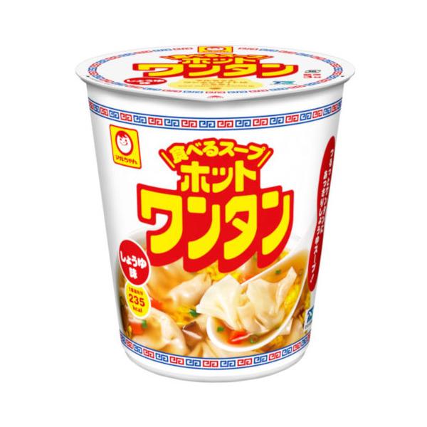 東洋水産 マルちゃん ホットワンタン しょうゆ 46g ×12 メーカー直送