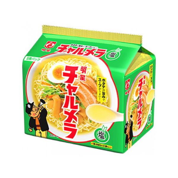 明星食品 チャルメラ 塩ラーメン 5食パック ×6 メーカー直送