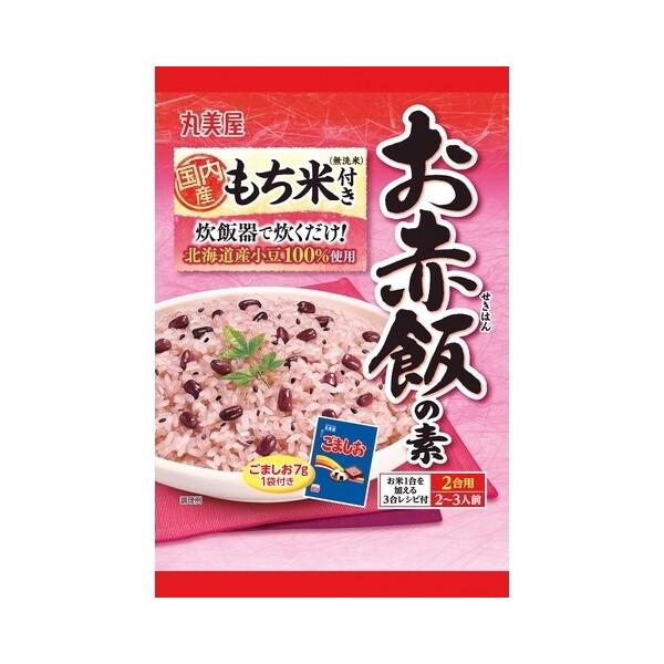 丸美屋食品工業 丸美屋 もち米付き お赤飯の素 袋入 392g× 8 メーカー直送