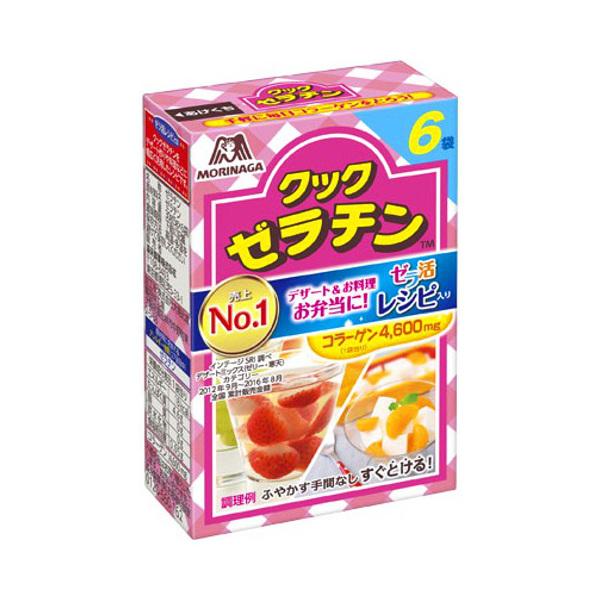 森永製菓 クックゼラチン 6枚入 30g ×6 メーカー直送