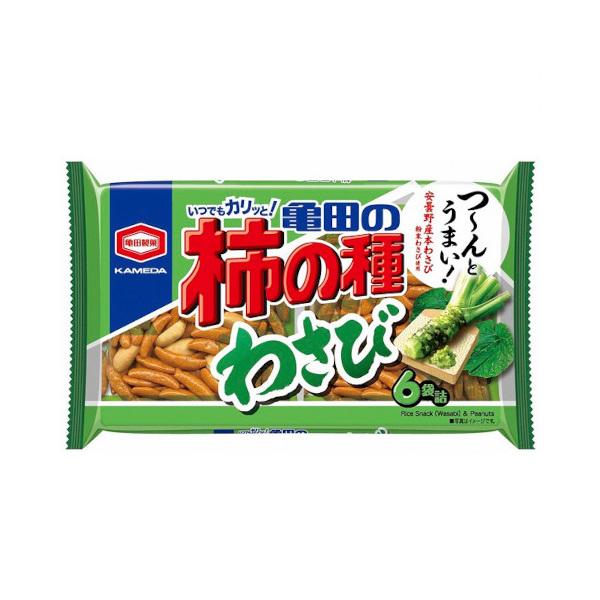 亀田製菓 亀田の柿の種 わさび 164g ×12 メーカー直送