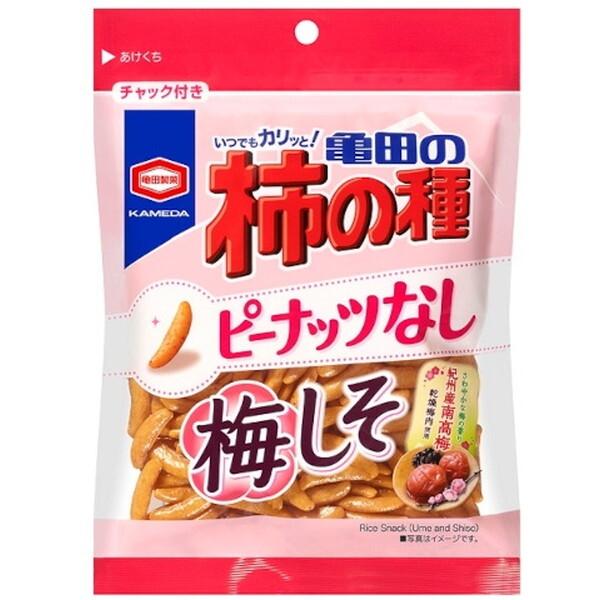 亀田製菓 亀田の柿の種 ピーナッツなし梅しそ 91g x12 メーカー直送