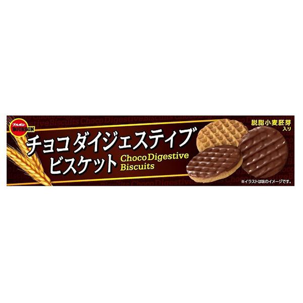 ブルボン チョコダイジェスティブビスケット 17枚×12 メーカー直送