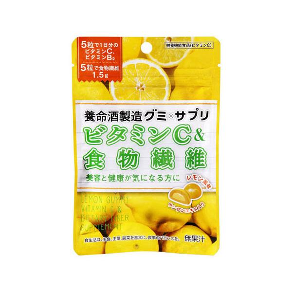 養命酒 グミXサプリ ビタミンC&amp;食物繊維 40g ×6 メーカー直送