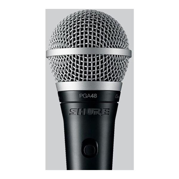 SHURE PGA48-XLR-J ボーカル用カーディオイド・ダイナミックマイクロホン XLRケーブ...