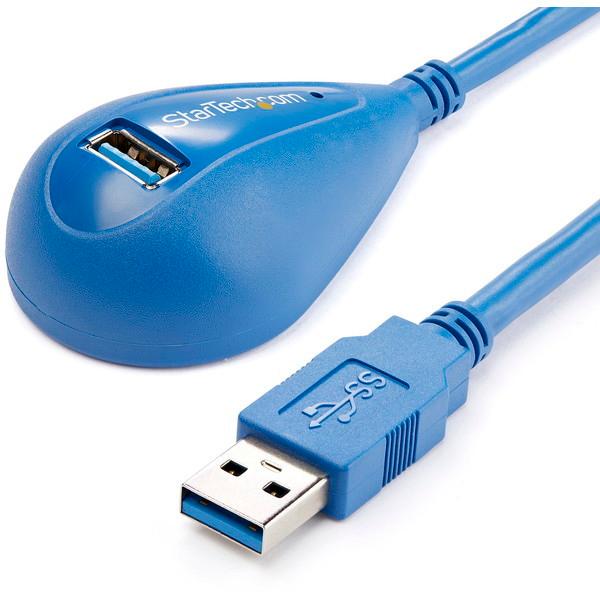 StarTech USB3SEXT5DSK 卓上用SuperSpeed USB 3.0延長ケーブル ...