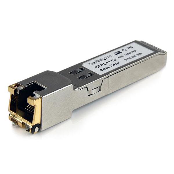 StarTech SFPC1110 Cisco準拠ギガビットRJ45銅製SFPトランシーバーモジュー...