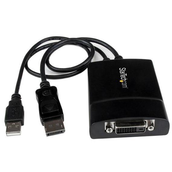 StarTech DP2DVID2 ブラック DisplayPort−DVI デュアルリンク アクテ...