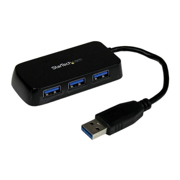 StarTech ST4300MINU3B ブラック 4ポート SuperSpeed USB3.0ハ...