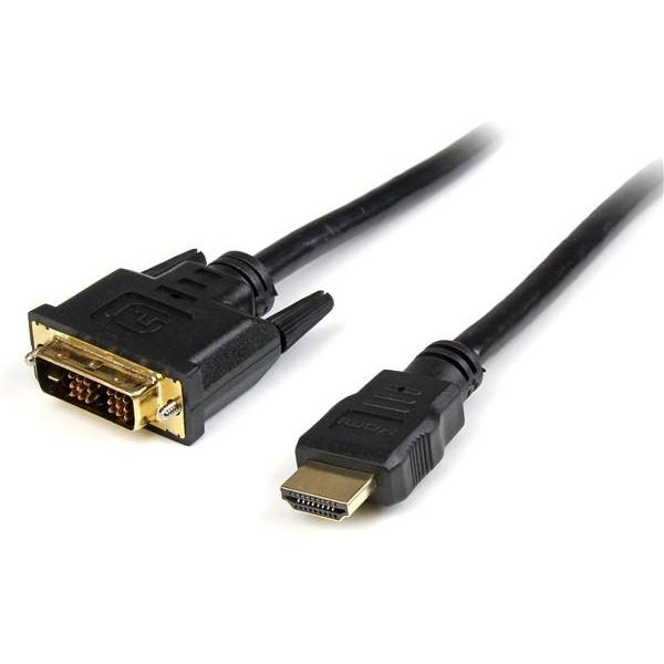 StarTech HDDVIMM50CM 0.5m HDMI-DVI-D変換ケーブル HDMI(19...