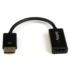 StarTech DP2HD4KS DisplayPort - HDMI 4K オーディオ/ビデオ アクティブ変換アダプタ メーカー直送