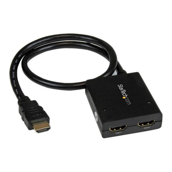 StarTech ST122HD4KU 2出力対応 HDMIスプリッター分配器（USBバスパワー・A...