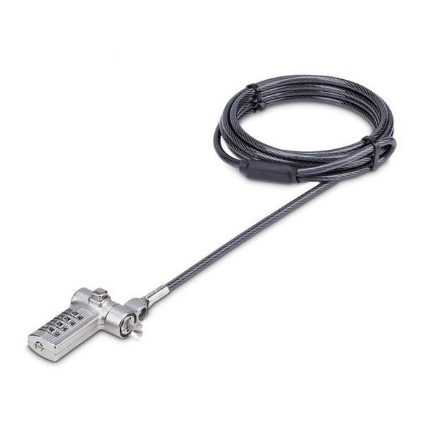 StarTech UNIVC4D-LAPTOP-LOCK セキュリティーワイヤーロック (2m/4桁...